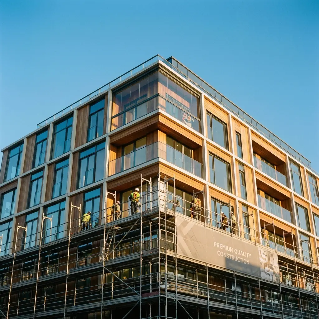 Rehabilitación integral de edificios con andamios